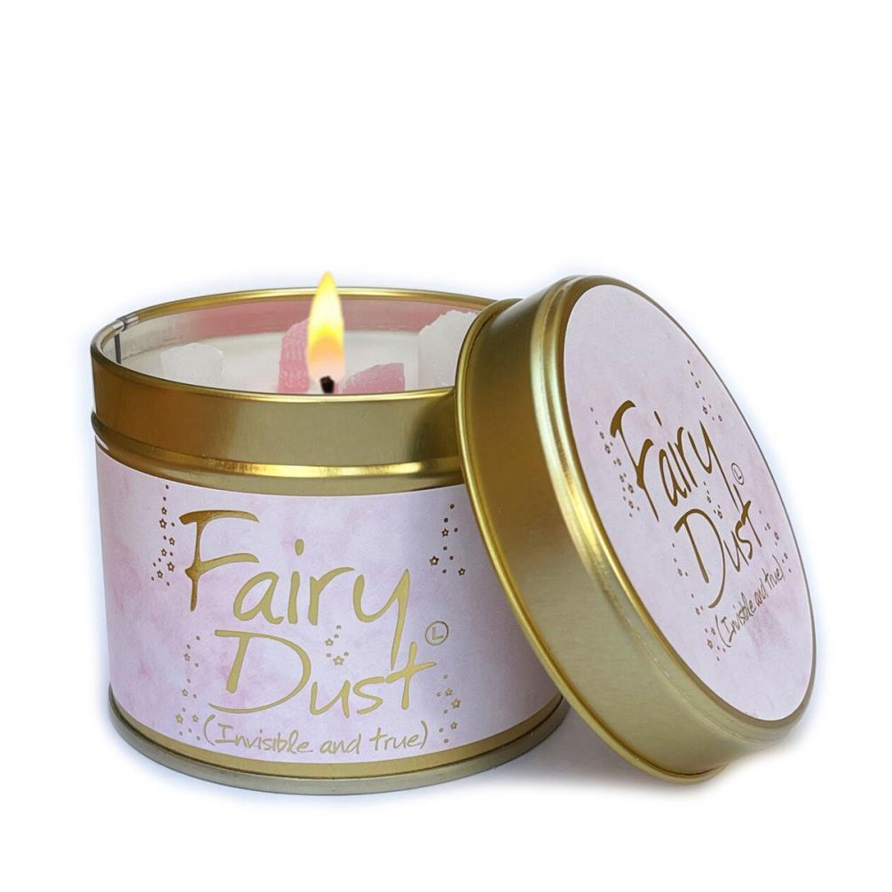 Lily-Flame Fairy Dust LIMITED EDITION Gold Tin Candle £9.89
